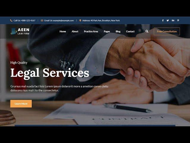 How to Start Professional Law Firm Website in WordPress?