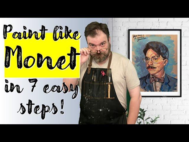 Paint like Claude Monet in 7 easy steps!