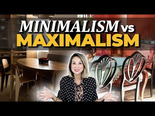 MINIMALISM vs. MAXIMALISM Interior Design Styles (How Much is Too Much?) | Julie Khuu