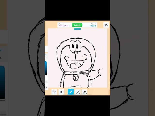 ROBLOX SPEED DRAWING DORAEMON  #roblox