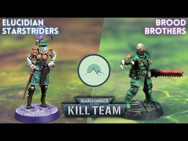 Elucidian Starstriders vs. Brood Brothers [Kill Team Battle Report]