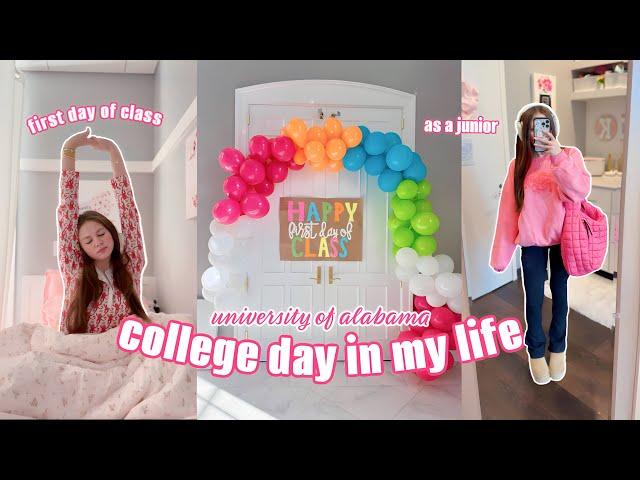 FIRST DAY OF SPRING SEMESTER! a day in my life vlog | University of Alabama