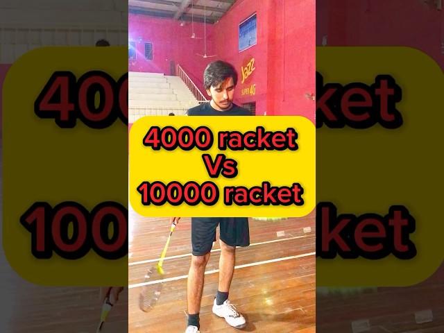 How to chose best badminton racket || 4000vs10000 badminton racket comparison | game of imagination