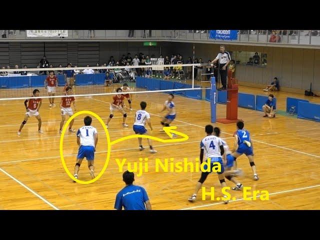 Yuji Nishida H.S. Era, Spike and Serve at Japan volleyball InterHS 2017 Haikyu! Ushijima Wakatoshi