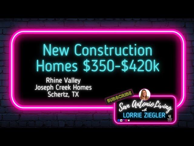 New Construction Homes: $350K-$420K | San Antonio Outskirts