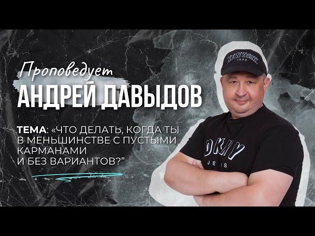 Что делать, когда ты в меньшинстве с пустыми карманами и без вариантов | Давыдов Андрей