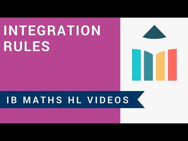 Integration Rules (IB Maths HL)
