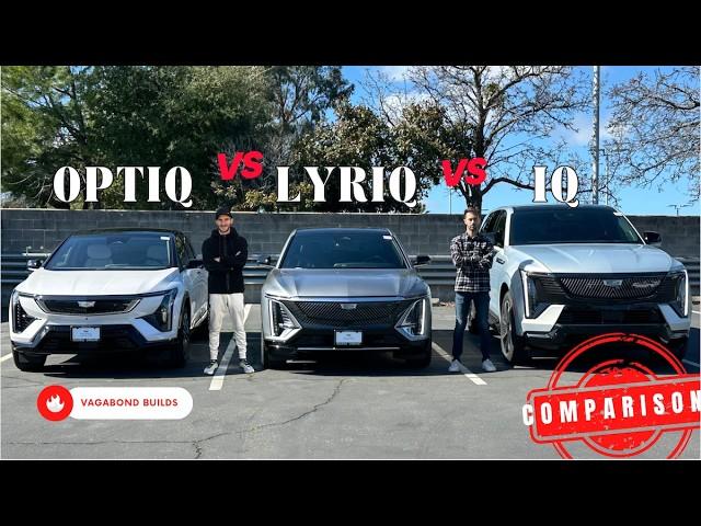 Electric Cadillac: IQ vs LYRIQ vs OPTIQ