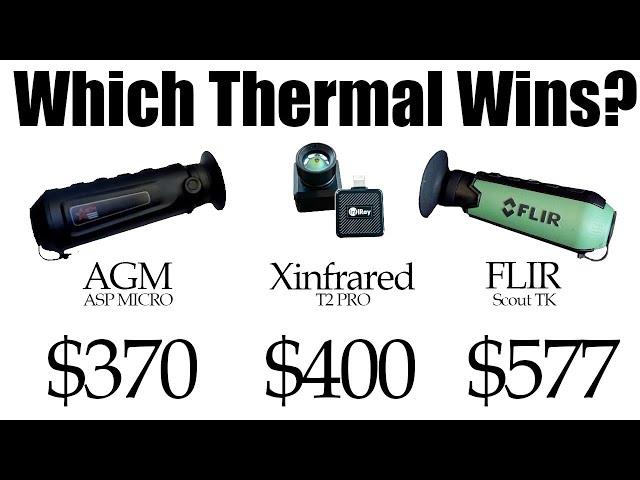 Cell Phone Thermal Imaging for Hunting? XinfraredT2 Pro Review & Compare to FLIR Scout TK & AGM ASP!