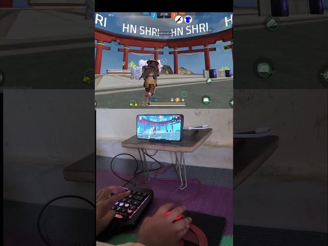 How to play free fire with keyboard mouse in mobile | ⌨️  full setup without app no activation