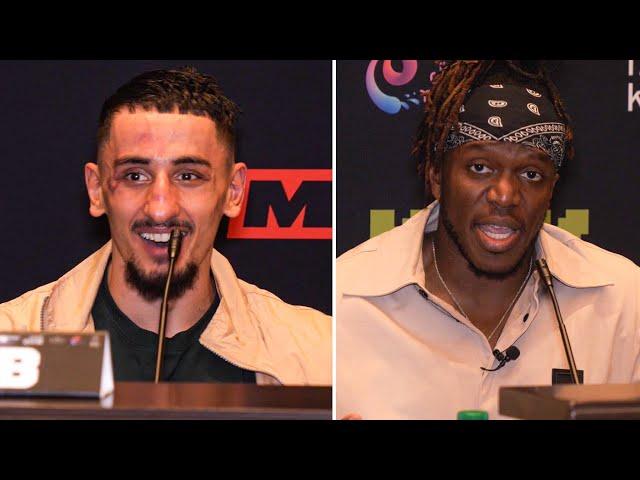 “I DON’T GIVE A S***” KSI VS GIB POST FIGHT PRESS CONFERENCE (ARGUMENT)