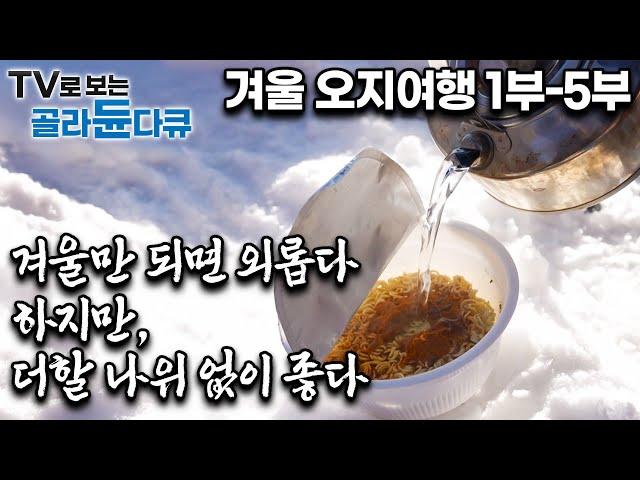 겨울만 되면 사방이 눈으로 덮여 고독과 고립의 정점을 찍는 오지 마을, 그래도 계속 살고 싶은 이유｜한국기행 - 겨울, 오지기행 1부 ~ 5부 몰아보기｜한국기행｜#골라듄다큐