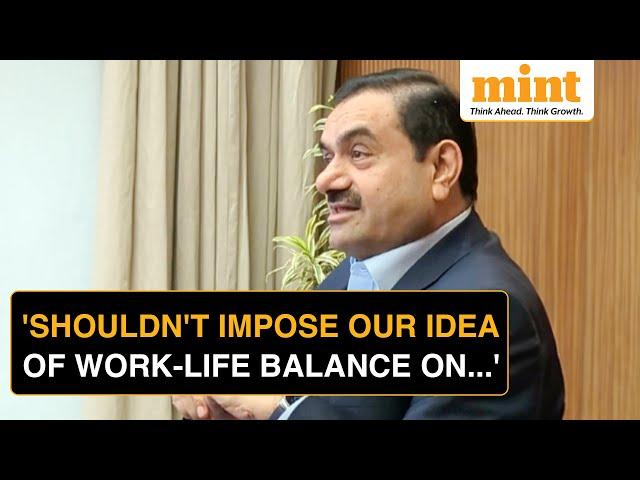 Gautam Adani Weighs In On Work-Life Balance Debate, Says 'If You Do What You Love...'