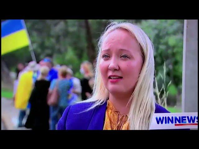 Олександра Моллоу (Краснова) на австралійському новинному каналі WINNEWS