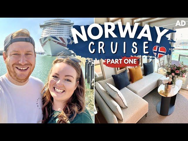 NORWAY CRUISE!  PART ONE • Iona ship tour, conservatory mini-suite & sea day  P&O Cruises AD