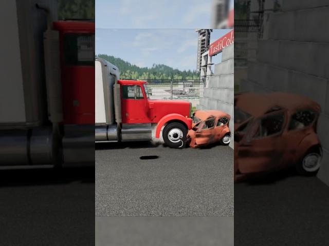 Грузовик VS легковушка BeamNG.drive