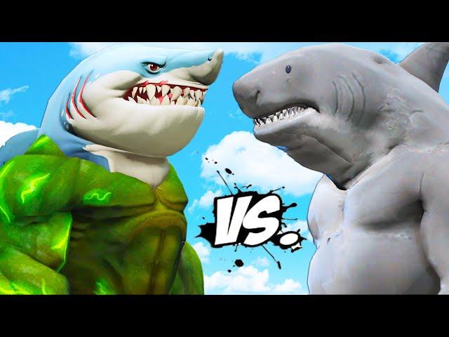 HULK SHARK VS KING SHARK - EPIC BATTLE