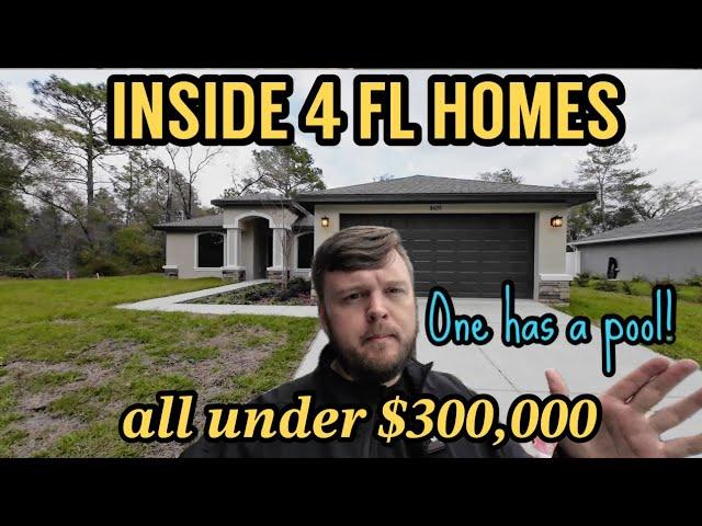 Inside 4 Florida Homes For Sale, All Under $300,000, Leaving Orlando for Ocala and Citrus County!