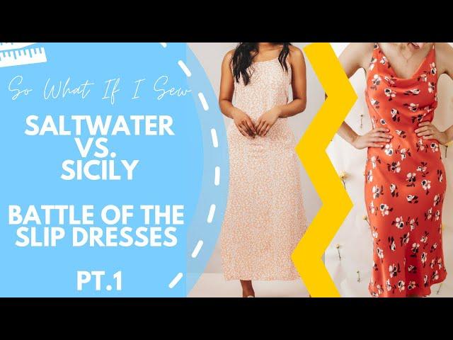 Saltwater vs Sicily: Battle of the Slip Dresses in collab with Sewn On The Tyne - Intro Vlog