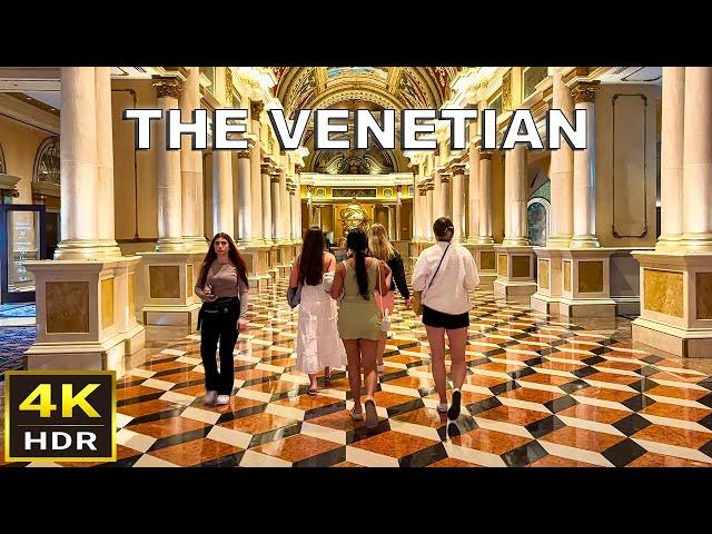 [4K HDR] The Venetian Las Vegas Walking Tour | May 2024