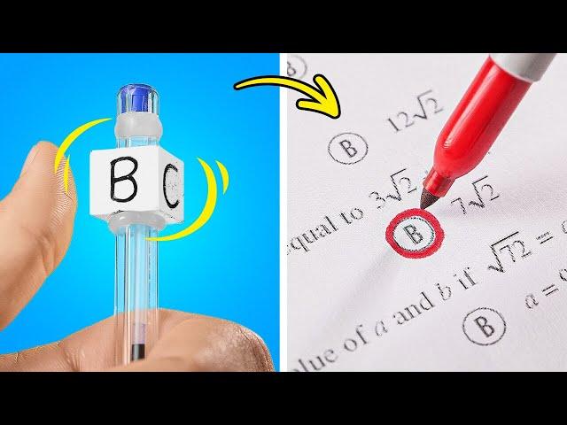 BEST SCHOOL HACKS & CRAFTS THAT MAKE STUDYING EASY! 