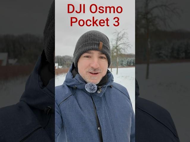 DJI Osmo Pocket 3 - Outdoor Test im Winter mit Schnee #videomacher