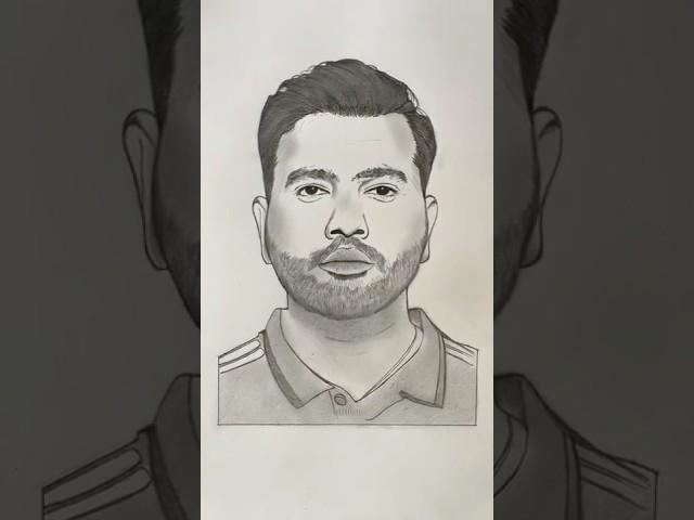 How to Draw Rohit Sharma 