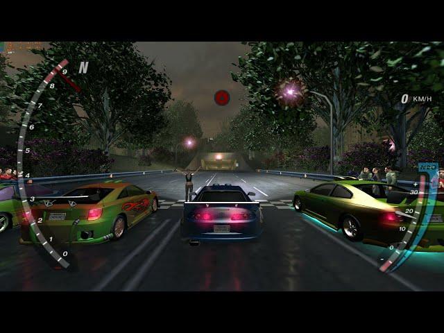 Need for Speed Underground 2 Toyota Supra Drag Race