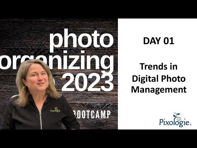 2023 Photo Organizing 7 Day Boot Camp Day 1 Trends