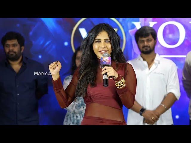 Actress Nabha Natesh Speech @ Darling Movie Title & Promo Launch Event | Manastars