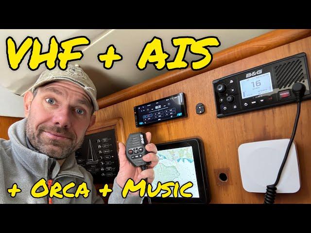 AIS Transponder and VHF install, integrating with Orca + Apple (boat!) CarPlay