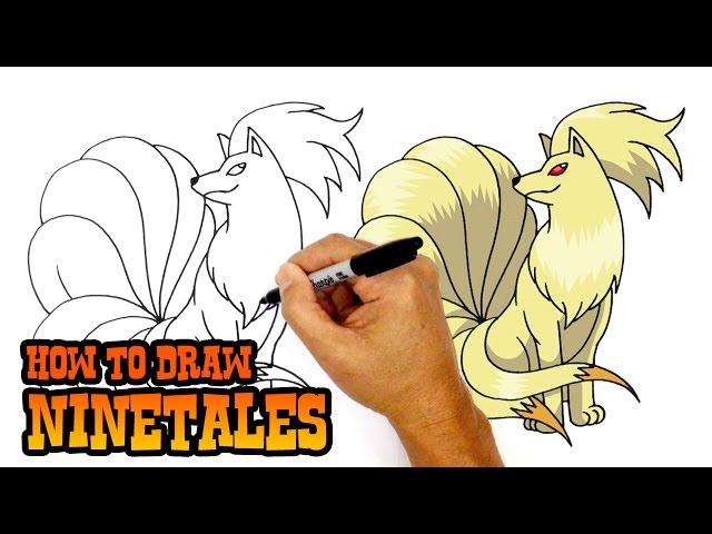 How to Draw Ninetales | Pokemon