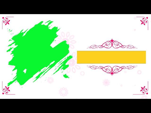 wedding invitation video background without text || wedding green screen effects backgrounds