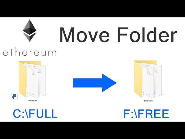 How To Move Default Ethereum BlockChain Folder To Another Drive Location