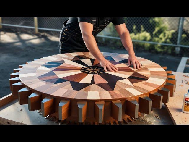 Using The Design Of Gears Creates a Unique Coffee Table Masterpiece | The Project Cannot be Missed