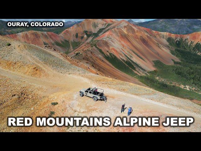 Red Mountains Alpine Jeep - San Juan Mountains - Ouray, Colorado