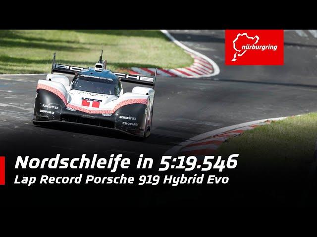 369 km/h on the Nordschleife | Lap Record Porsche 919 Hybrid Evo