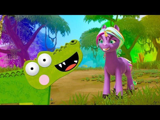 Silly Crocodile and The Unicorn Rainbow | Just For Kids