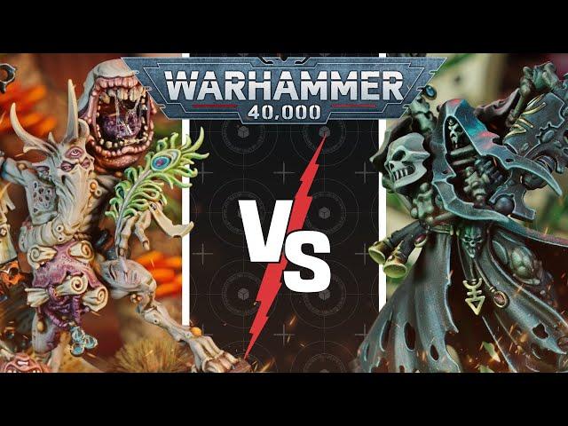 Aeldari vs Chaos Daemons | Warhammer 40k Battle Report