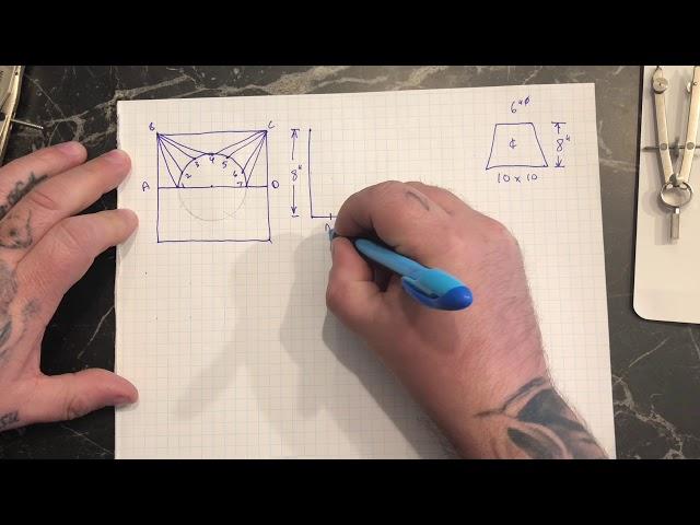 Basic square to round triangulation