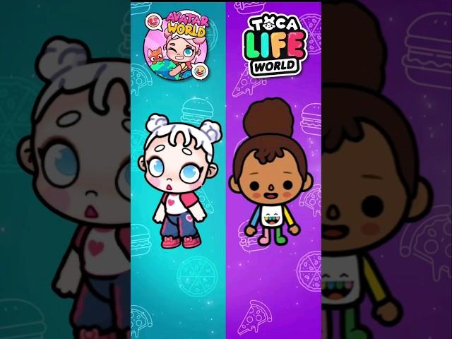 AVATAR WORLD VS TOCA BOCAWho is Better?#avatarworld #tocaboca #tocalife #genderswap