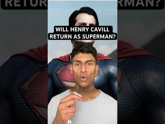 HENRY CAVILL RETURN AS SUPERMAN? #superman #henrycavill #dc #dceu #snyderverse #shorts #superhero