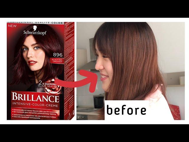 EVDE SAÇ BOYAMA | Schwarzkopf BRILLANCE 896 Numara