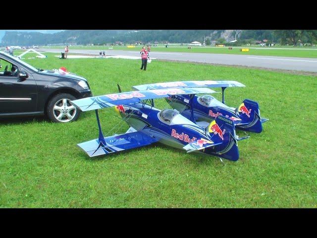 RC Super REDBULL Pitts Synchronously Aerobtic Show flight JWM2013