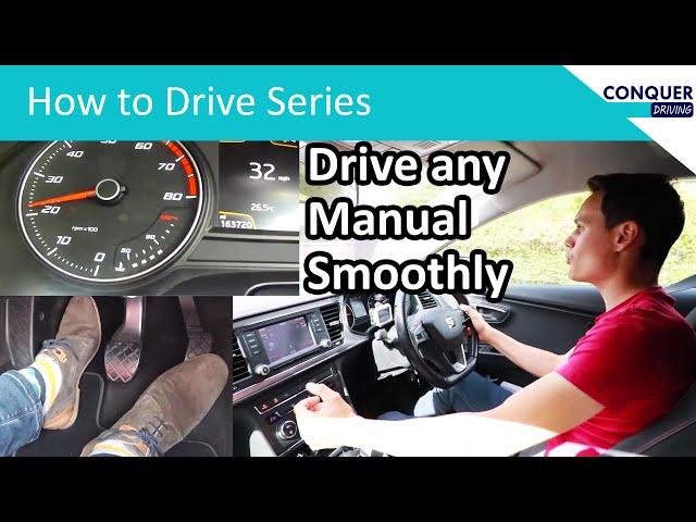 How to drive a manual car smoothly - works in every car.