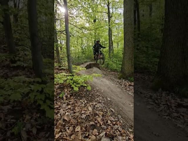 MTB Drop Jump Session #mtb #trailriding #mountainbiking #shorts #shortvideo