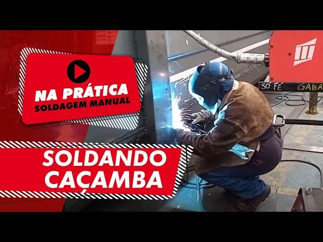 Soldando caçamba com a Falcon 405 | Na Prática