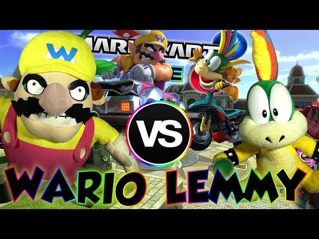 ABM: Wario Vs Lemmy !! Mario Kart 8 Deluxe !! Race & Battle Match !! HD