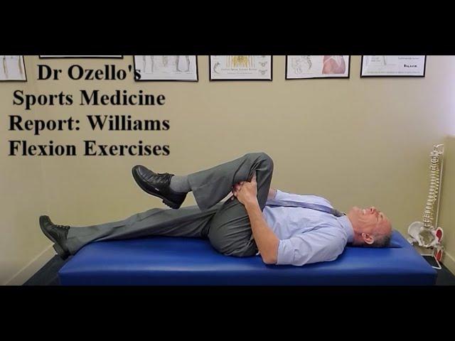 Williams Flexion Exercises for Low Back Pain