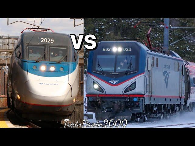 High Speed Amtrak Acela & ACS-64 Horn Compilation 2023!